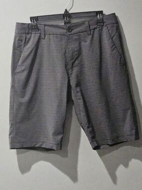 Men's Gray Classic Quick Dry Adjustable Waist Lightweight Shorts
